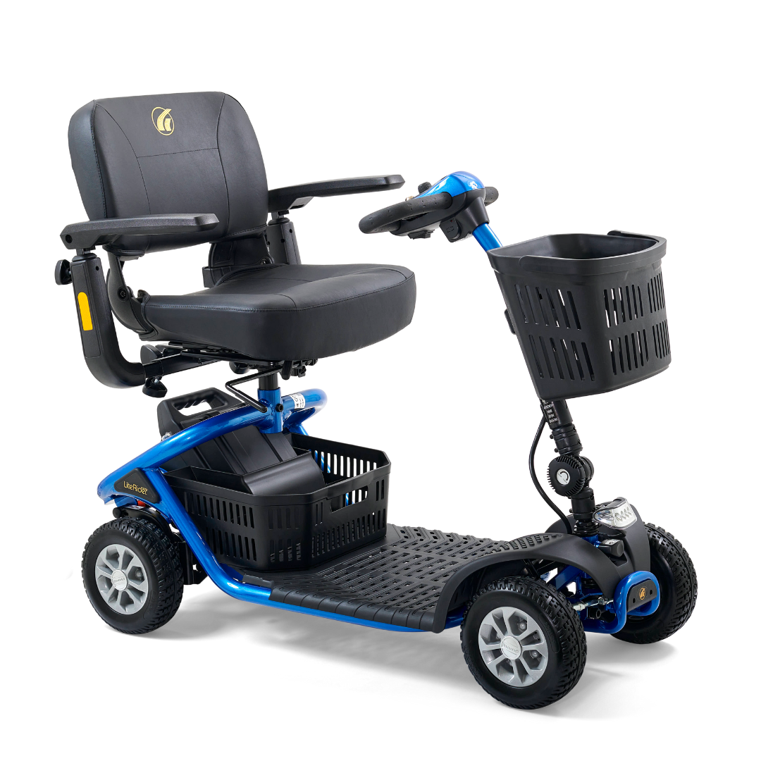 Golden Tech GL141D LiteRider – Lightweight 4 Wheels Travel Scooter - Senior.com Scooters